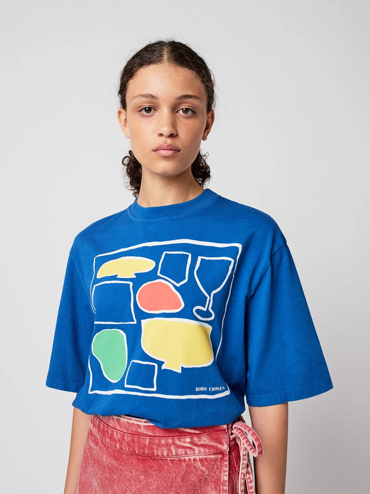 Bobo Choses After Seven Boxy T-Shirt - Blue
