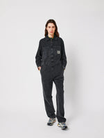 Bobo Choses Denim zip-up jumpsuit - Dark Grey
