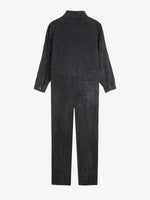 Bobo Choses Denim zip-up jumpsuit - Dark Grey