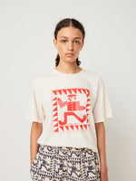 Bobo Choses Mr. Pencil fitted T-Shirt - Off White