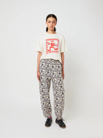 Bobo Choses Mr. Pencil fitted T-Shirt - Off White