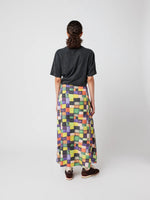 Bobo Choses Rainbow plaid pattern modal skirt - Multicolor