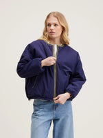 Bellerose JANICE REVERSIBLE TEDDY JACKET Cream/Naval