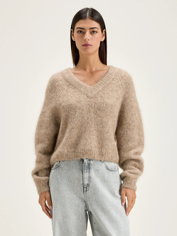 Bellerose DARUZ CROPPED SWEATER Beige
