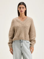 Bellerose DARUZ CROPPED SWEATER Beige