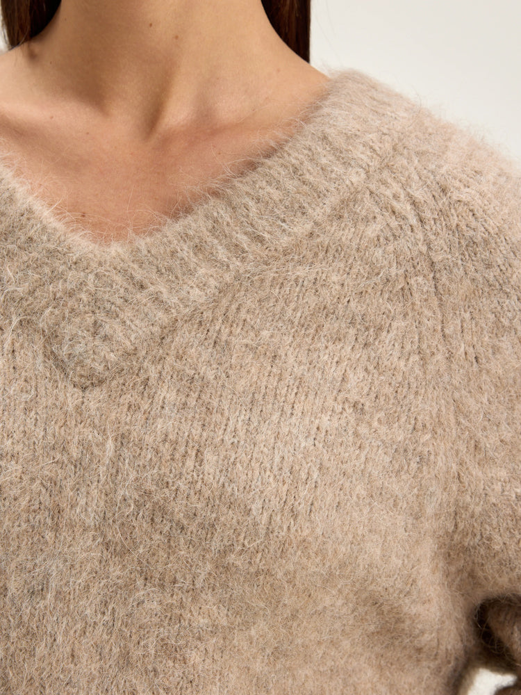 Bellerose DARUZ CROPPED SWEATER Beige