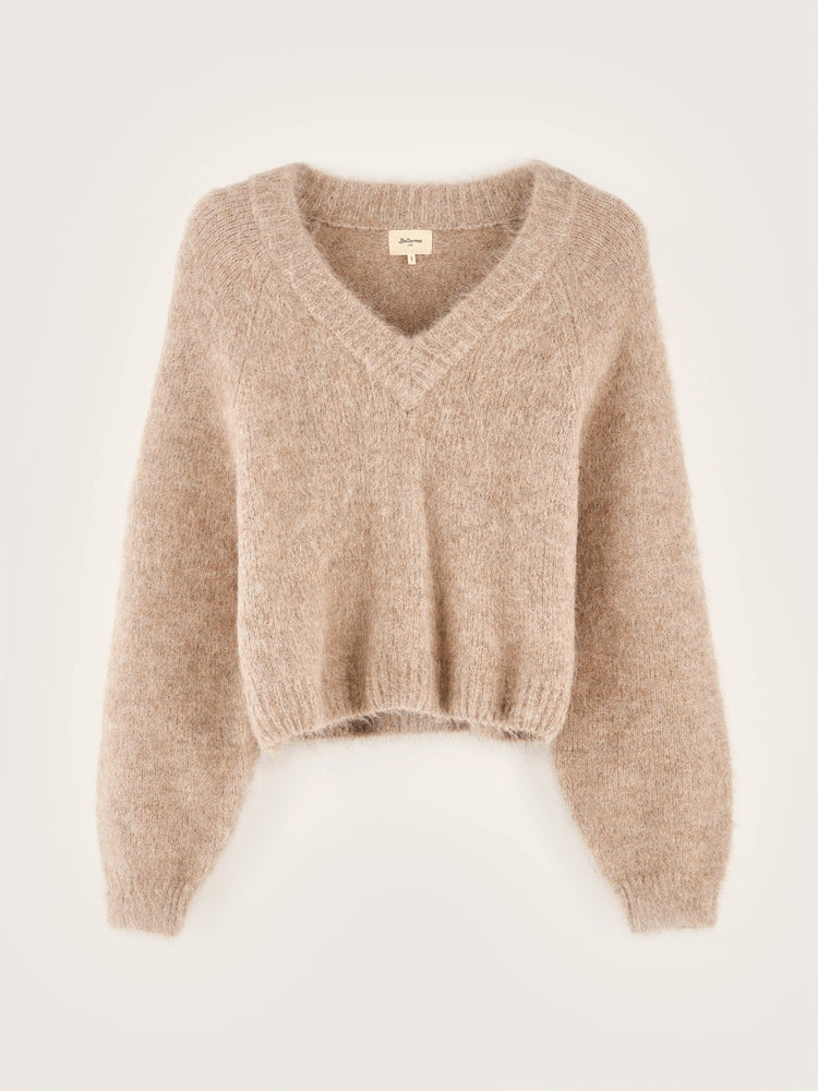 Bellerose DARUZ CROPPED SWEATER Beige