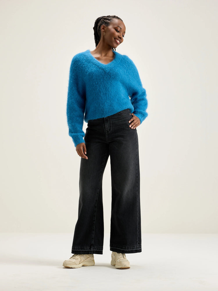 Bellerose DARUZ CROPPED SWEATER Ocean