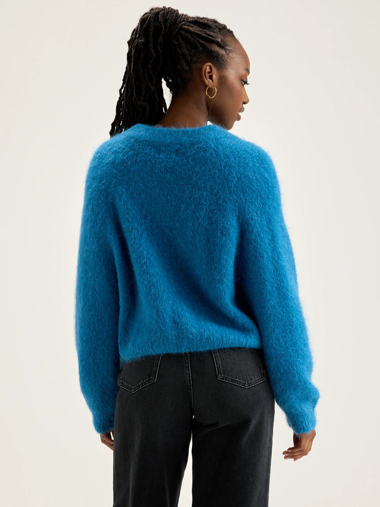 Bellerose DARUZ CROPPED SWEATER Ocean