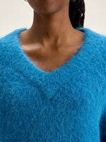 Bellerose DARUZ CROPPED SWEATER Ocean
