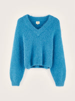 Bellerose DARUZ CROPPED SWEATER Ocean