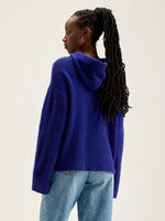 Bellerose DERA KNITTED HOODIE Iris Bloom