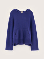 Bellerose DERA KNITTED HOODIE Iris Bloom