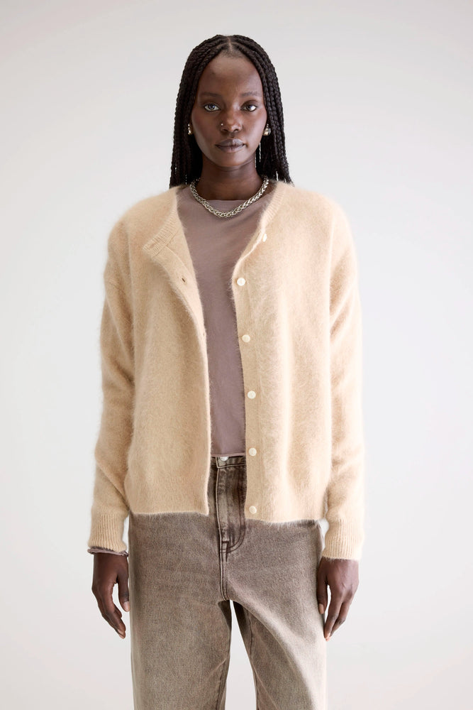 Bellerose DATHAN ANGORA-BLEND CARDIGAN - Ivory