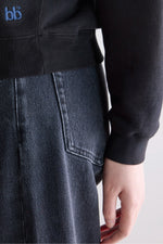 Bellerose FELLA Sweatshirt - Black Blue