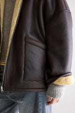 Bellerose HESTEL FAUX-LEATHER JACKET Brown