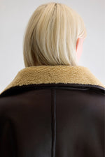 Bellerose HESTEL FAUX-LEATHER JACKET Brown
