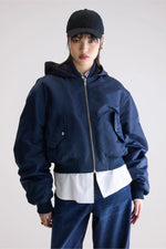 Bellerose HARTY BOMBER JACKET - Navy