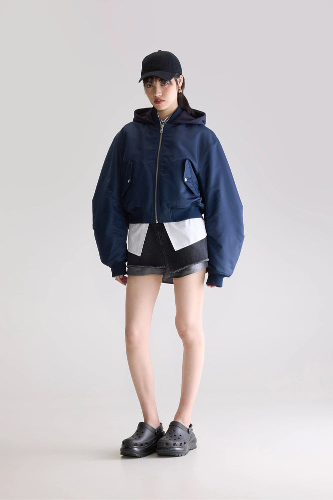 Bellerose HARTY BOMBER JACKET - Navy