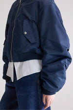 Bellerose HARTY BOMBER JACKET - Navy