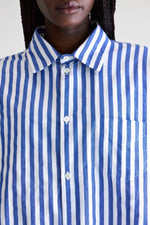 Bellerose KRAFT CROPPED POPLIN SHIRT Stripe A