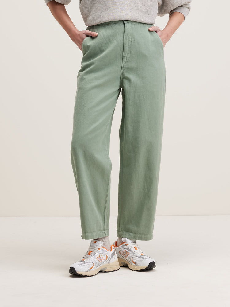 Bellerose Pasop Relaxed Trousers Eucalyptus