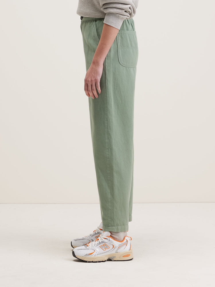 Bellerose Pasop Relaxed Trousers Eucalyptus