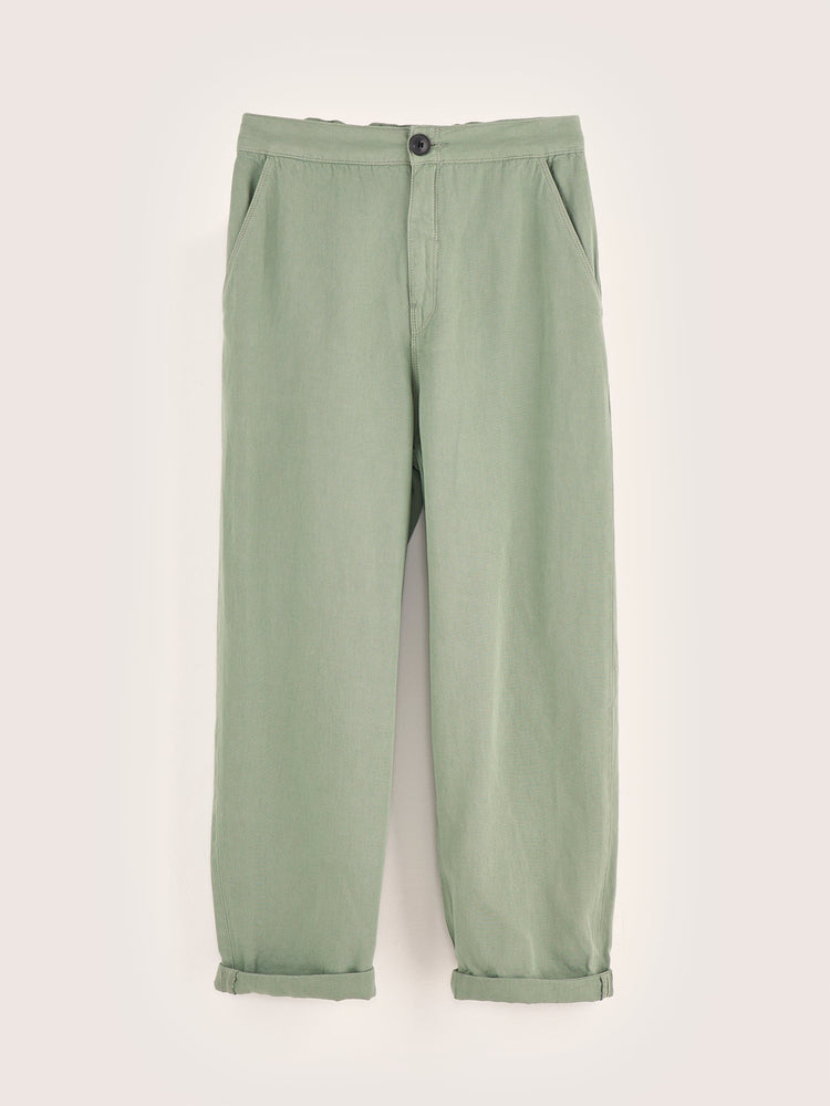 Bellerose Pasop Relaxed Trousers Eucalyptus