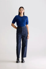 Bellerose PASOP RELAXED TROUSERS - Navy