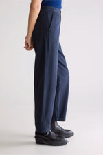 Bellerose PASOP RELAXED TROUSERS - Navy