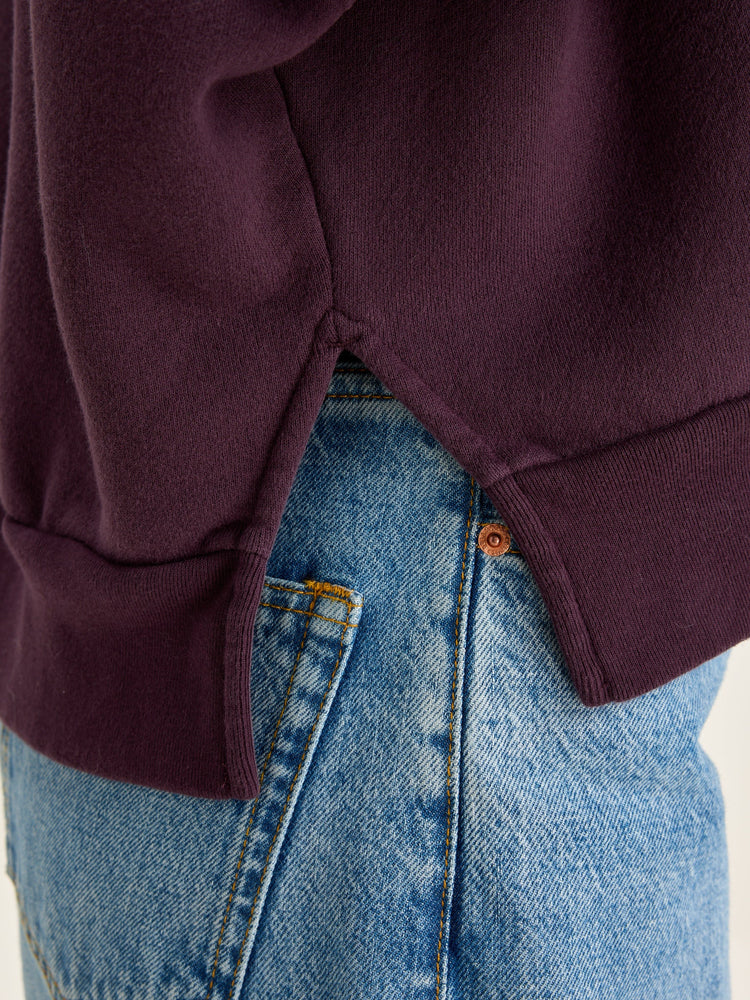 Bellerose Varola V-Neck Sweatshirt Wine