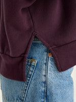 Bellerose Varola V-Neck Sweatshirt Wine