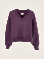 Bellerose Varola V-Neck Sweatshirt Wine