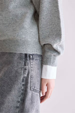 Bellerose AMEKA KNIT SWEATER - H. Grey