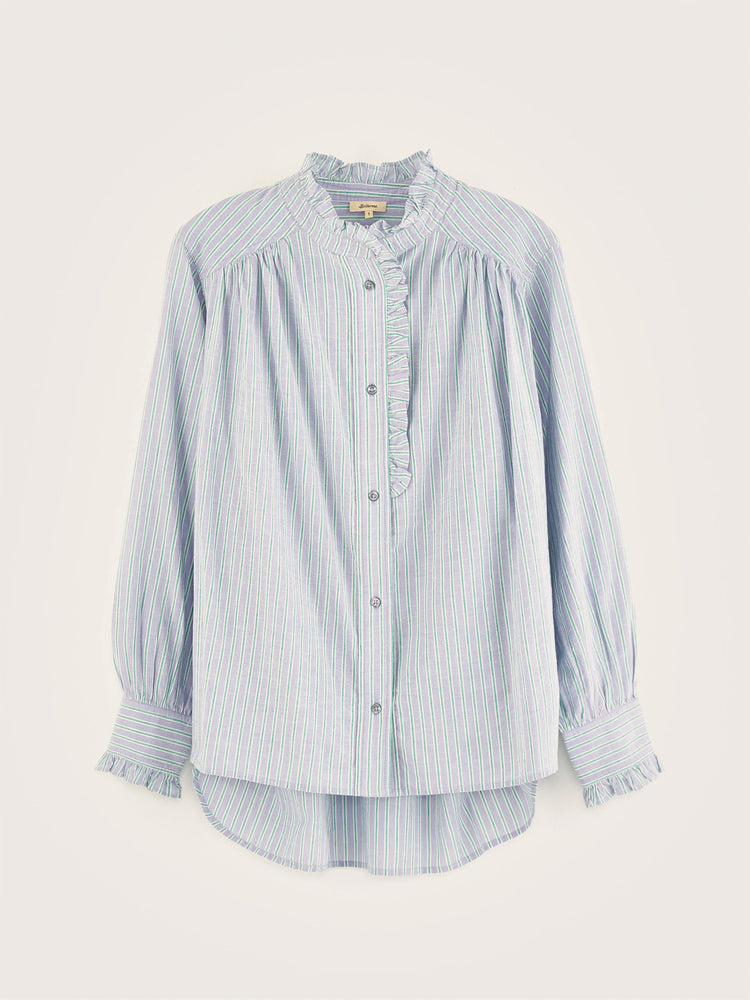 Bellerose CLAUDIA STRIPED BLOUSE Bonbon / Mojito