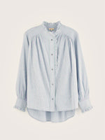 Bellerose CLAUDIA STRIPED BLOUSE Bonbon / Mojito