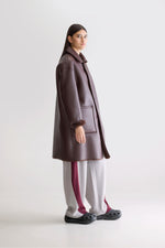 Bellerose EASTON REVERSIBLE COAT - Dark roast