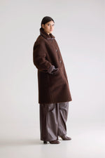 Bellerose EASTON REVERSIBLE COAT - Dark roast