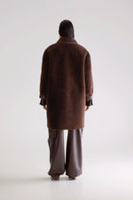 Bellerose EASTON REVERSIBLE COAT - Dark roast