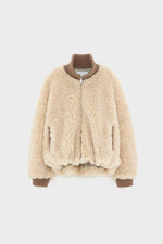 Bellerose JALLIS Faux-fur Jacket - Swan