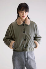 Bellerose JOSH Faux-leather Jacket - Sage