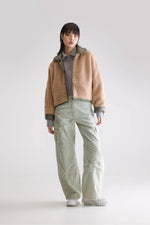 Bellerose JOSH Faux-leather Jacket - Sage
