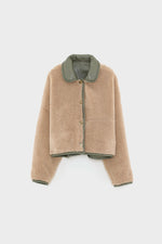 Bellerose JOSH Faux-leather Jacket - Sage
