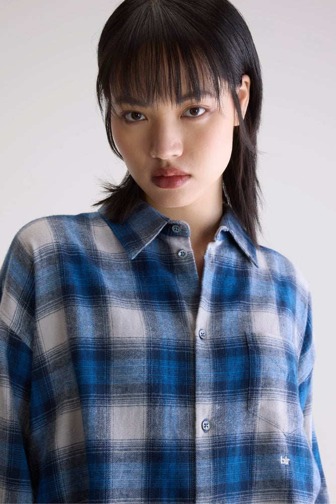 Bellerose KRAFT Shirt -  Soft blue/Light grey Check A
