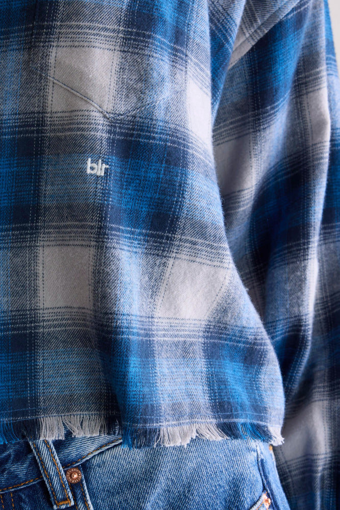 Bellerose KRAFT Shirt -  Soft blue/Light grey Check A