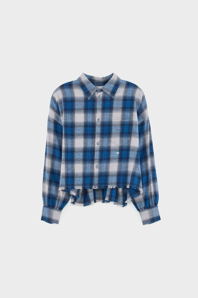 Bellerose KRAFT Shirt -  Soft blue/Light grey Check A