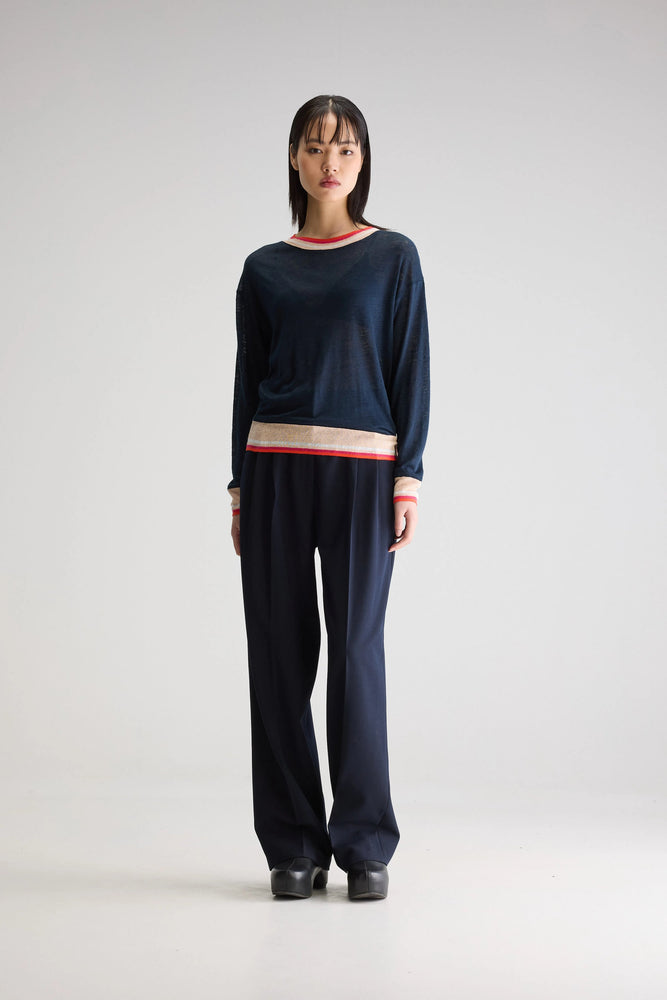 Bellerose SENIA RELAXED T-SHIRT Captain Blue