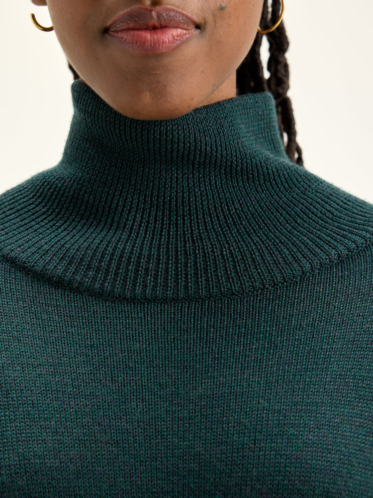 Bellerose Sens Knitted Dress Bottle Green