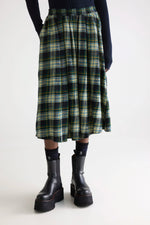 Bellerose WOOGIE MIDI A-LINE SKIRT Checkered