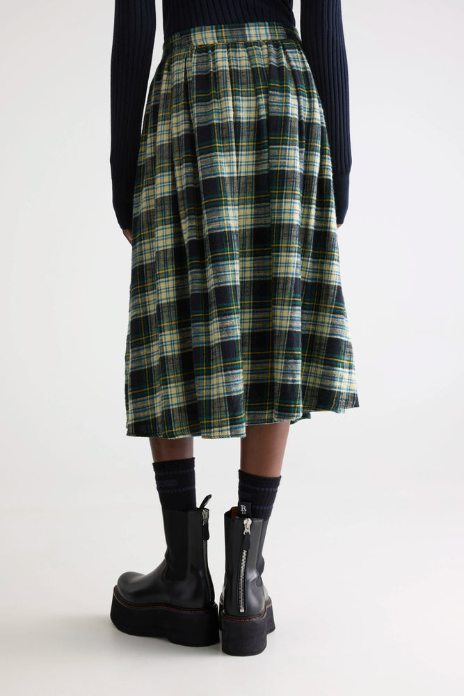 Bellerose WOOGIE MIDI A-LINE SKIRT Checkered